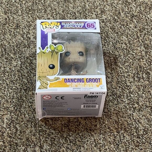 Guardianes Of The Galaxy Funko Pop! Dancing Groot Vinyl Figure 65 - Picture 2 of 9
